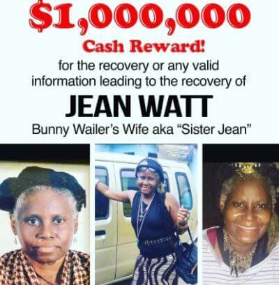 Jean Watt's missing poster